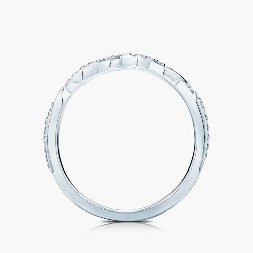 Obrączki ślubne: białe złoto, półokrągłe, 1,5mm i 3mm